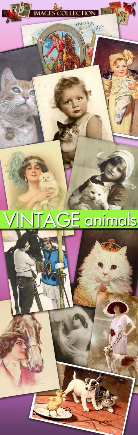 Digital images 700 vintage print