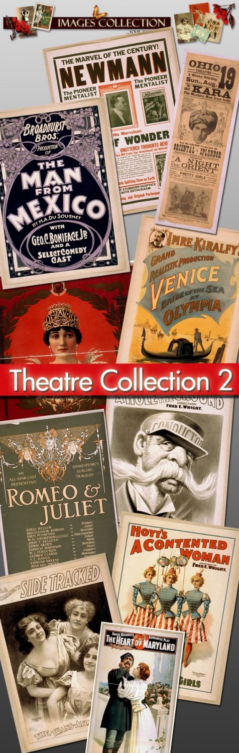 Theatre Posters, 1040 jpeg Img. -Part.2- theater drama actors belle epoque paris