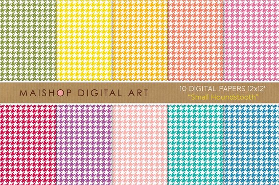 Digital Paper Sm Houndstooth