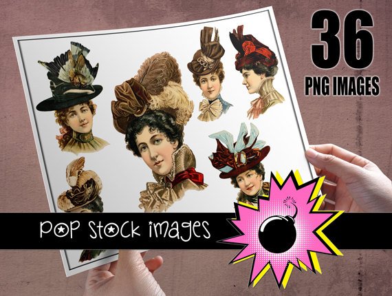 Victorian Women in Hats