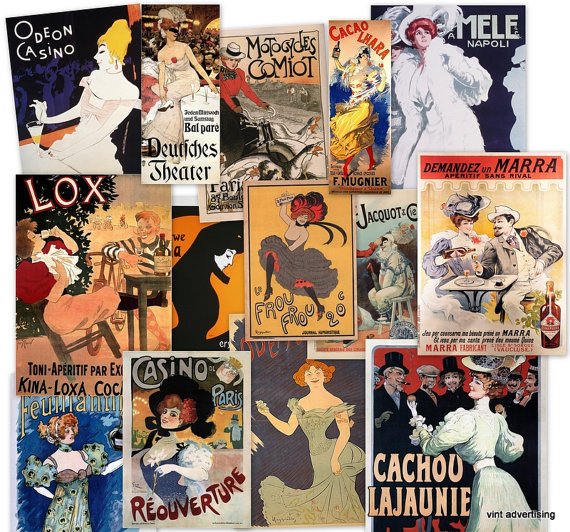 DVD Hi Res Posters Images: vintage print