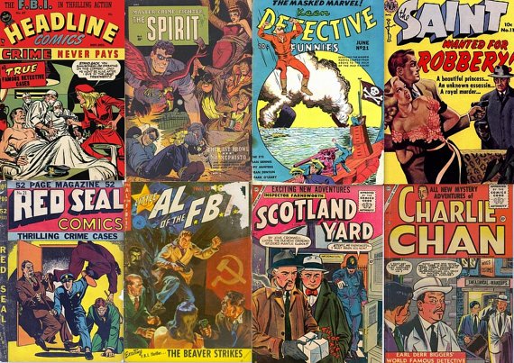 DVD Golden Age Crime HEADLINE COMICS (Vol 3) Prize The Spirit T-Man Kid Eternity