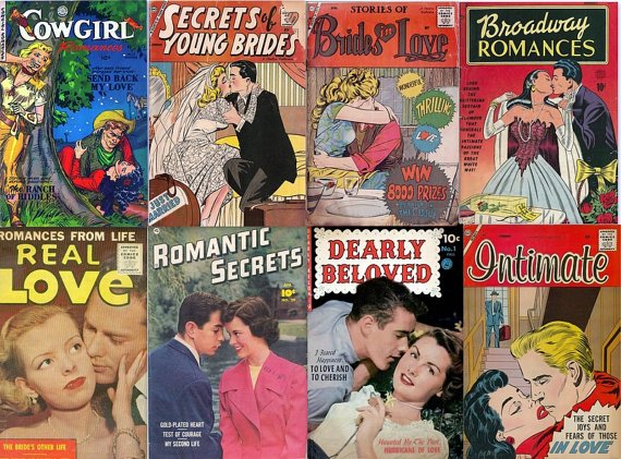 TEENAGE LOVE Romance Secrets Comics DVD Golden Age - Book Fiction Girls Cbz cbr