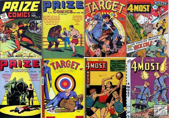 NOVELTY PRESS Comics DVD Prize target 4 Most - Crestwood Publishing