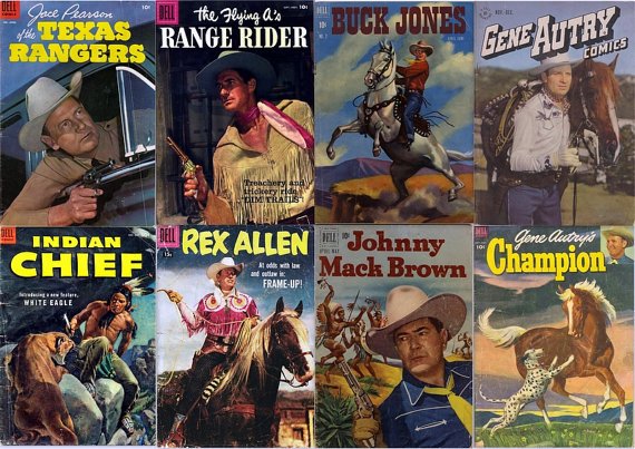 DVD Gold Age COWBOY WESTERN (Dell Comics) (vol 2) Gene Autry Rex Allen Ranger