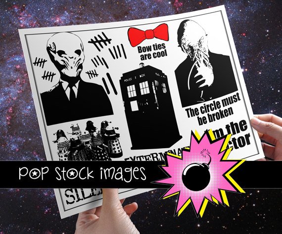 Doctor Who Inspired Digital Img.