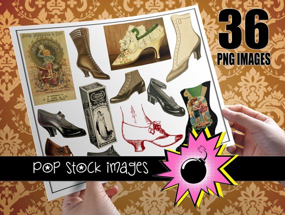 Vintage Women's Shoes - Digital Img. Women's Shoes & Shoe