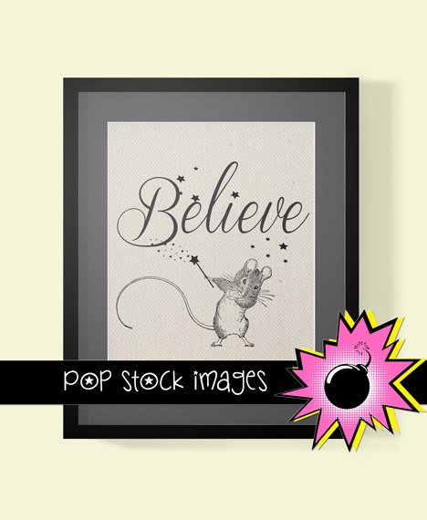 Mouse & WDigital Image Transfer-Magical Mouse for TotesPillowsLinens-Magic Mouse DIY Print