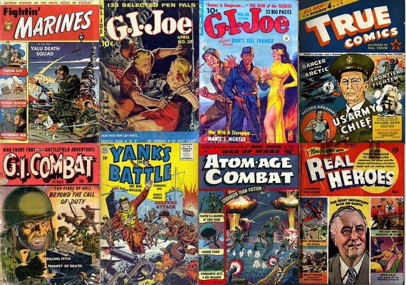 WAR HEROES Comics DVD (Vol 2) Golden Age - G I Joe Fightin' Marines True Heroes