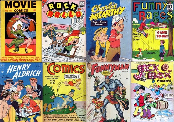 TEENAGE LAUGH Comics DVD Golden Age Comedy Dell Henry Aldrich Howdy Doody Funny