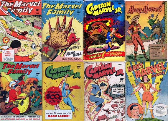 FAWCETT Captain MARVEL, Marvel Family, Mary Marvel Comics DVD (Golden Age vol 7)