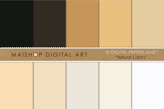 Solid Color Digital Paper