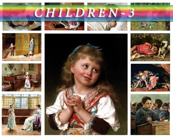 CHILDREN-3 260 vintage print