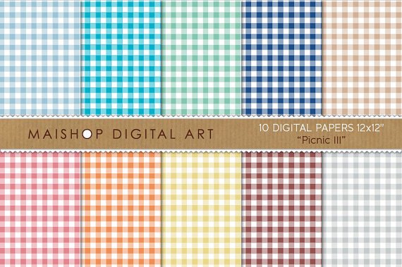 Digital Paper Picnic III
