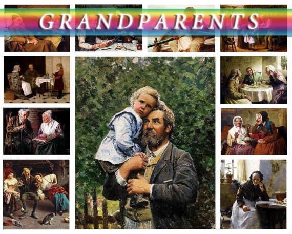 GR, MOTHER , GR, FATHER on 147 vintage print