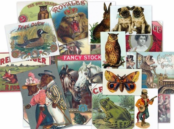 CD vintage print