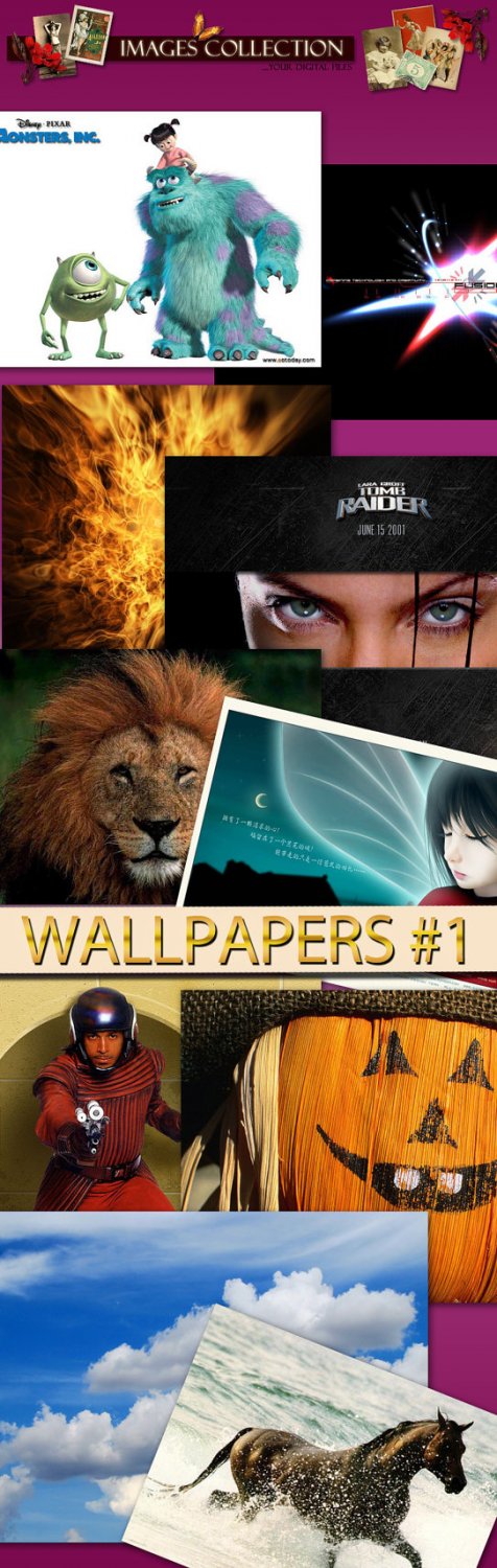 Digital Wpapers Backgrounds for computer various sizes fantasy cars abstract animals drawings