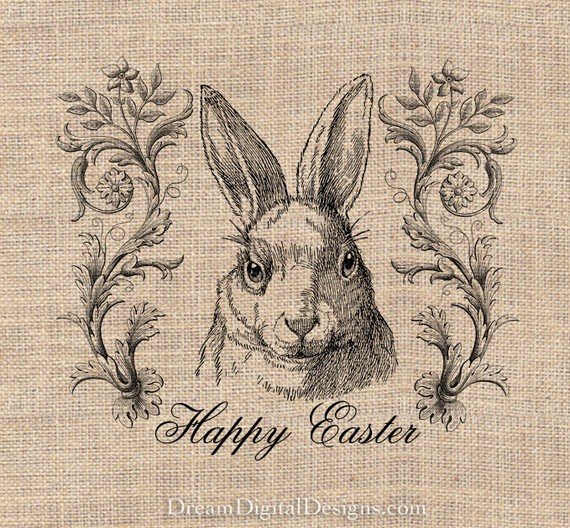 Happy Easter Bunny Rabbit, Easter Printable