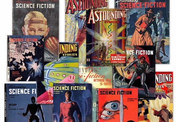 DVD Golden Age Pulp Mag ASTOUNDING SCIENCE Fiction Clayton Street Smith books