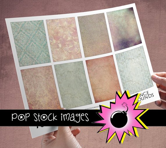VINTAGE Muted Grunge for ATC ACEO-Collage-Altered Art-Journaling Cards-Digital Scrapbooking
