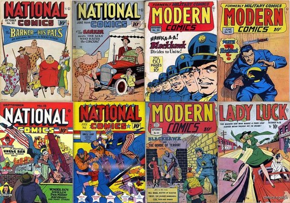 Modern NATIONAL QUALITY Comics Magazines DVD Uncle Sam Eisner Jack Cole