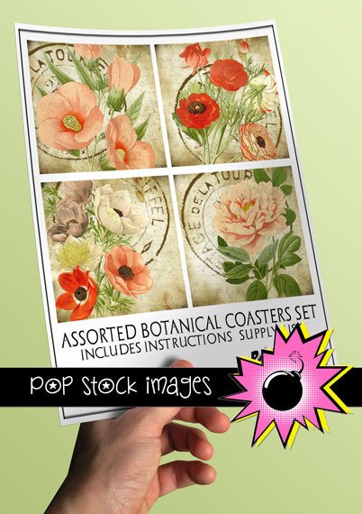 Spring vintage print