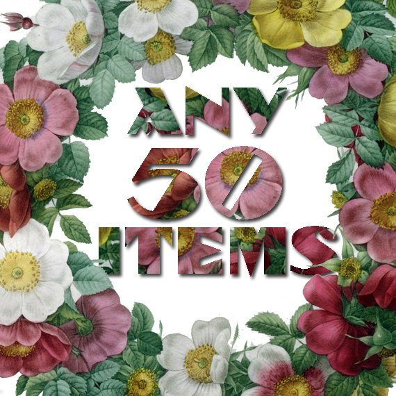 Any 50 Digital items from ArtVintage1800s shop offer with discount