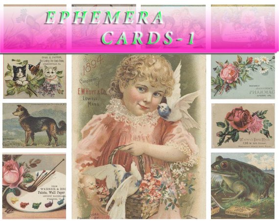 EPHEMERA-1 Collection with 400 vintage print