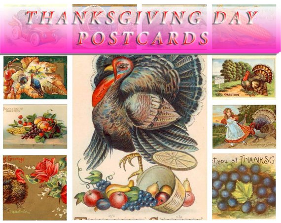 THANKSGIVING DAY 560 vintage print