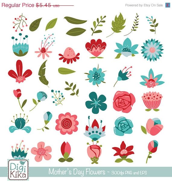 HDrawn Flers Clip Art