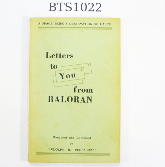 "Letters to You from BALORAN" by Pestalozzi, 1965