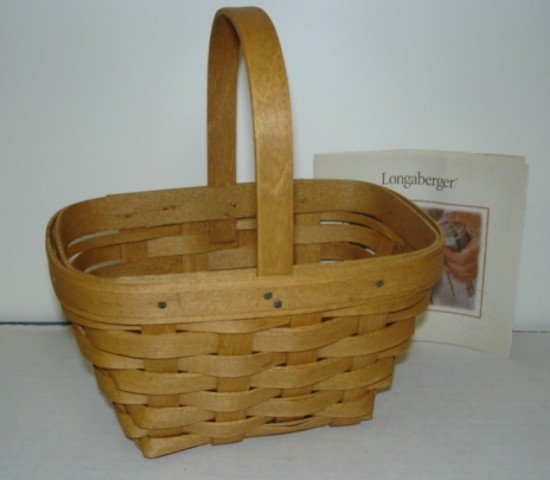 Longaberger Retired ~ BLACKBERRY Booking BASKET ~ NEW!