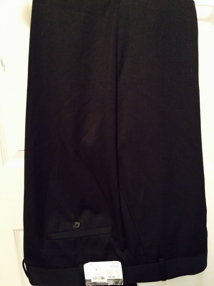 Kenneth Cole Reaction 3 Piece Suit Black Pants