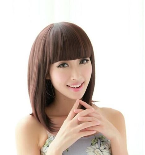 New Women Short Synthetic Full Wig+Cap PO288