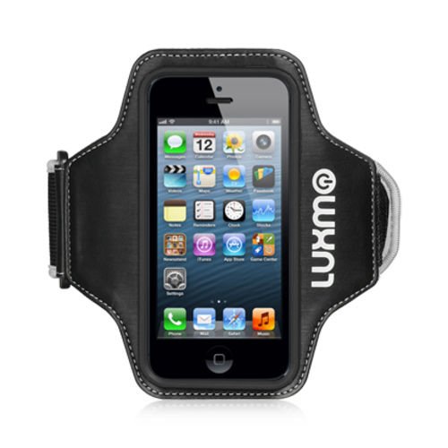 LUXMO FIT ARMBAND CASE‚ FUSION BLACK/BLACK FOR IPHONE 5/5s