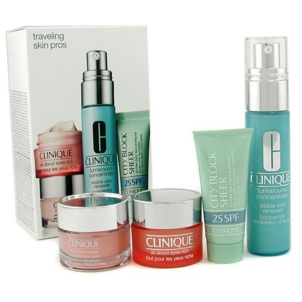 CliniqueTravelling Skin Pros 4Pc Kit