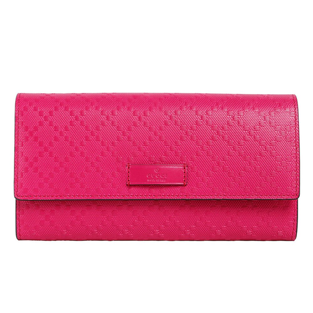 Gucci Hot Pink Continental Flap Wallet
