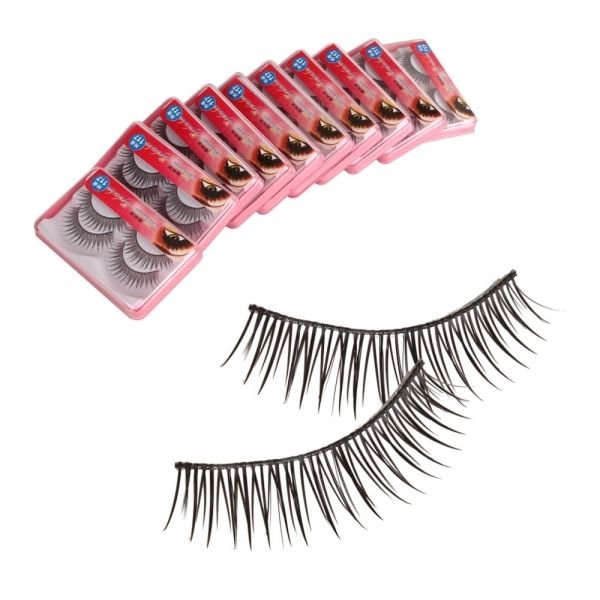 20 Pairs Soft Synthetic Fiber False Eyelash Style HR117