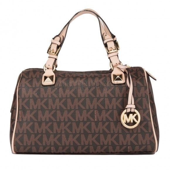 Michael Kors brown grayson handbag