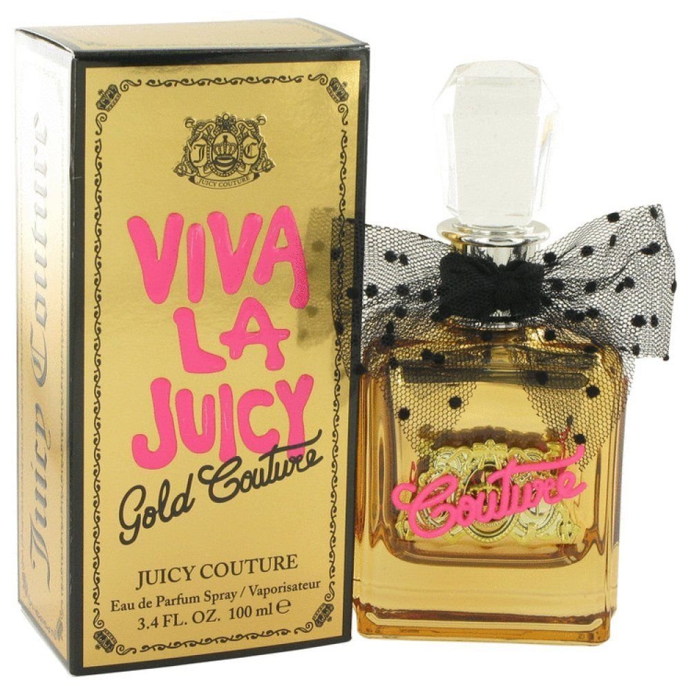 Viva La Juicy Gold Couture By Juicy Couture Eau De Parfum Spray 3.4 Oz