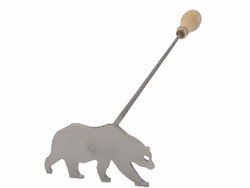 BEAR Steak Branding Iron, steak brander - hunting- cabin- outfitter