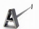 Letter Alphabet STeak BRANDING IRONS iron set of 3