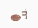 Letter F alphabet steak mini brand for branding meat, leather, crafts
