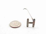 Mini letter H Steak Branding Iron steak brand