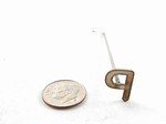 Mini letter P Steak Branding Iron steak brand