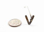 Mini letter V Steak Branding Iron steak brand