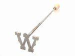 Western Initials letters W alphabet STEAK BRANDING IRONS-