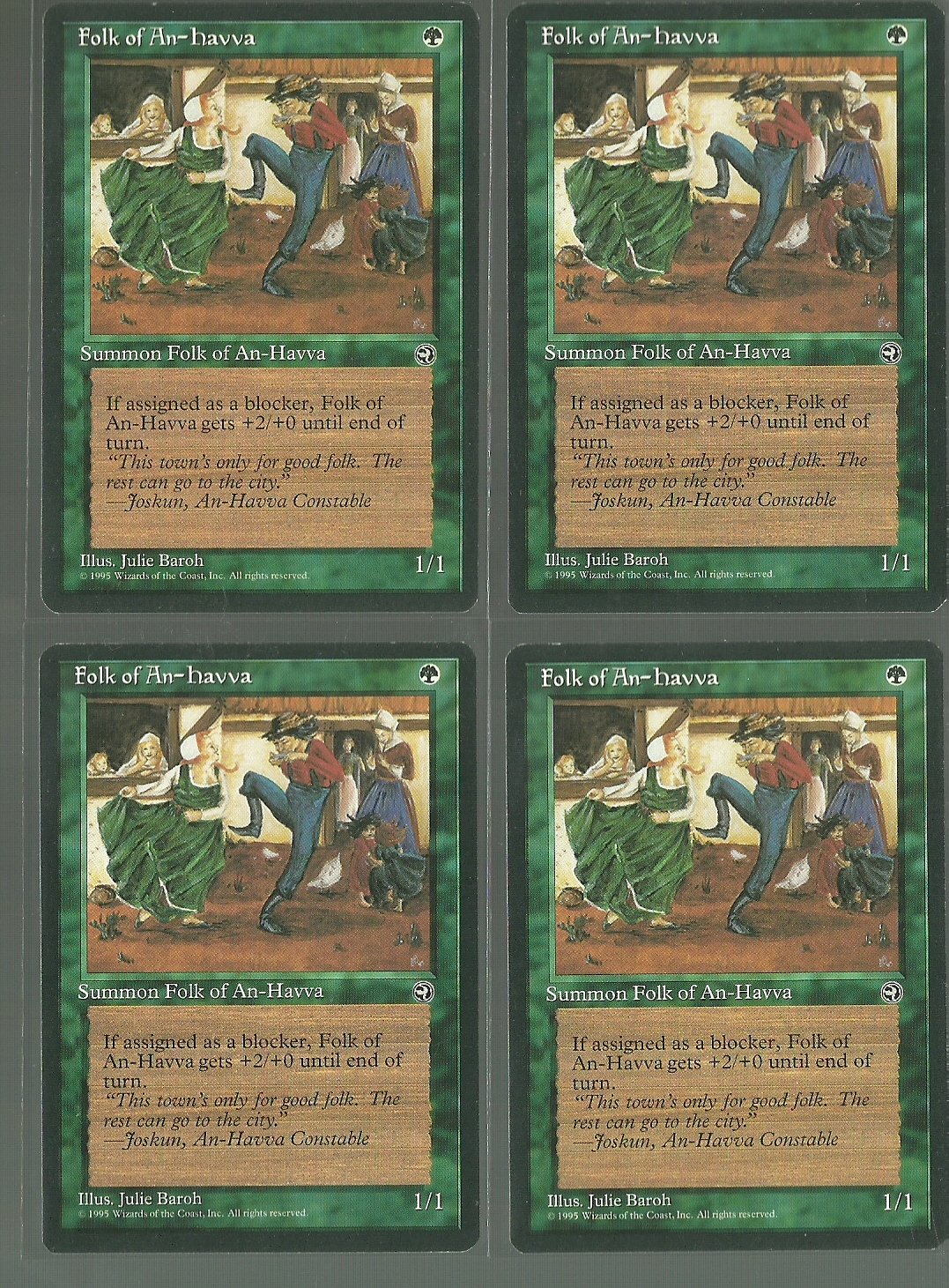 Folk of An-Havva x4 Good Homelands Magic the Gathering