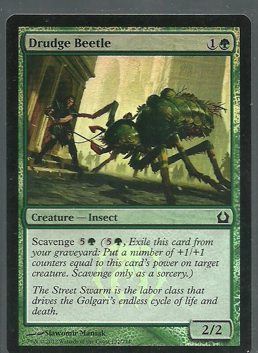 Drudge Beetle NM Foil Return to Ravnica Magic the Gathering