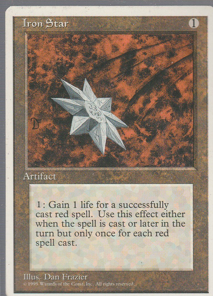 Iron Star - Good - 4th Edition - Magic the Gathering